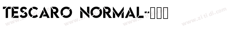 Tescaro Normal字体转换